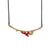 18k Gold, Coral and Diamond Necklace-Necklaces-Joanna Gollberg-Pistachios