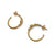 18k Gold & Diamond Hoop Earrings-Earrings-Yasuko Azuma-Pistachios