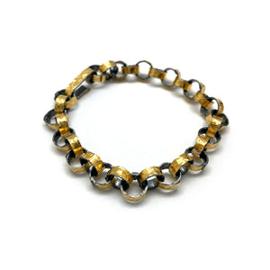 22k Gold Chain Link Bracelet-Bracelets-Heather Guidero-Pistachios