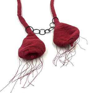 Adriana Gomez - Corporal Necklace-Necklaces-Wearing Red: Ignite the Fire-Pistachios