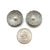 Akoya Pearl and Engraved Silver Dome Earrings-Earrings-So Young Park-Pistachios