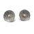 Akoya Pearl and Engraved Silver Dome Earrings-Earrings-So Young Park-Pistachios