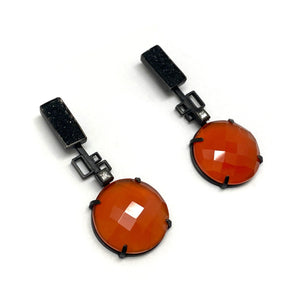 Autumn Pixel Earrings-Earrings-Daphne Krinos-Pistachios