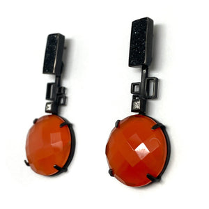 Autumn Pixel Earrings-Earrings-Daphne Krinos-Pistachios