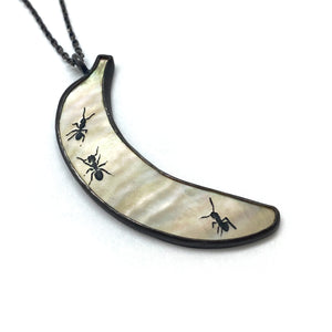 Banana Pendant-Necklaces-Kelly Jean Conroy-Pistachios