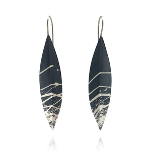 Black & White Splash Earrings-Earrings-Anna Krol-Pistachios