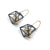 Black and Gold Cage Earrings-Earrings-Emilie Pritchard-Pistachios