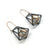 Black and Gold Cage Earrings-Earrings-Emilie Pritchard-Pistachios