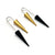 Black and Gold Cone Earrings-Earrings-Reinhard Gremli-Pistachios