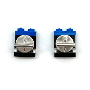 Blue Ridge Cufflinks-Cufflinks-Emiko Oye-Pistachios