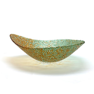 Blue and Orange Dish-Homeware-Joseph Enszo-Pistachios