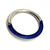 Bright Silver and Blue Bangle-Bracelets-Yoko Takirai-Pistachios