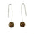 Brown Bead Earrings-Earrings-Monica Nesseler-Pistachios