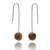 Brown Bead Earrings-Earrings-Monica Nesseler-Pistachios