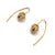 Caged CZ Earrings-Earrings-Arek Wolski-Pistachios