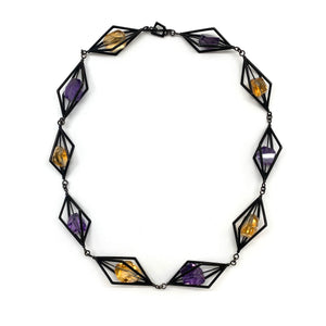 Caged Necklace-Necklaces-Daphne Krinos-Pistachios