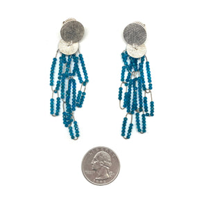 Cascading Apatite Earrings-Earrings-Heather Guidero-Pistachios