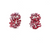 Cassandra Prinzi - Clamshell Earrings-Earrings-Wearing Red: Ignite the Fire-Pistachios