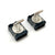 Charcoal Cufflinks-Cufflinks-Emiko Oye-Pistachios