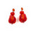 Christine Demmel - Tequila Sunrise Earrings-Earrings-Wearing Red: Ignite the Fire-Pistachios