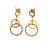 Circle Bunches Earrings - Yellow Gold Vermeil-Earrings-Heather Guidero-Pistachios