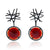 Daphne Krinos - Quartz and Diamond Earrings-Earrings-Wearing Red: Ignite the Fire-Pistachios