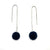 Dark Blue Bead Earrings-Earrings-Monica Nesseler-Pistachios