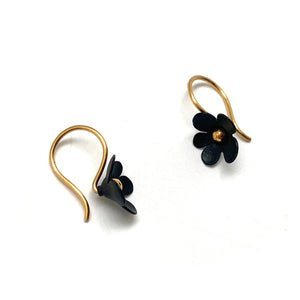 Delicate Flower Drops-Earrings-Anna Krol-Pistachios