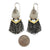 Dendritic Agate Fringe Earrings-Earrings-Heather Guidero-Pistachios