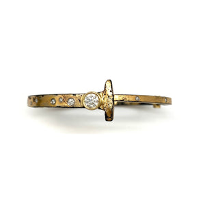 Diamonds and Dust Nail Bracelet-Bracelets-Pat Flynn-Pistachios