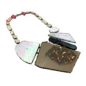 Dichroic Necklace-Necklaces-Nikki Couppee-Pistachios