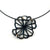 Double Cloud Fold Necklace with Diamonds-Necklaces-Karin Jacobson-Pistachios