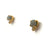 Dual Diamond and Gold Stud Earrings-Earrings-Amit Mangal-Pistachios