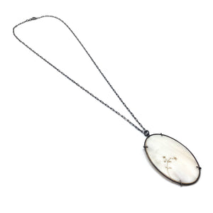 Faint Floral Necklace-Necklaces-Kelly Jean Conroy-Pistachios