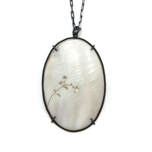 Faint Floral Necklace-Necklaces-Kelly Jean Conroy-Pistachios