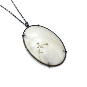 Faint Floral Necklace-Necklaces-Kelly Jean Conroy-Pistachios