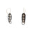 Film Strip Earrings - Black and Silver-Earrings-Mariusz Fatyga-Pistachios