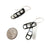 Film Strip Earrings - Black and Silver-Earrings-Mariusz Fatyga-Pistachios