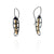 Film Strip Earrings - Gold and Black-Earrings-Mariusz Fatyga-Pistachios