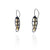 Film Strip Earrings - Gold and Black-Earrings-Mariusz Fatyga-Pistachios