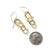 Film Strip Earrings - Silver/Gold-Earrings-Mariusz Fatyga-Pistachios