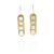 Film Strip Earrings - Silver/Gold-Earrings-Mariusz Fatyga-Pistachios