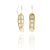 Film Strip Earrings - Silver/Gold-Earrings-Mariusz Fatyga-Pistachios