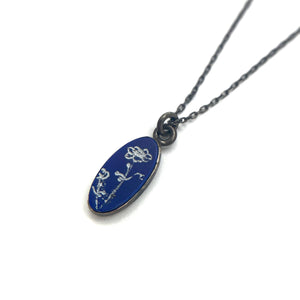 Floral Lapis Pendant-Necklaces-Kelly Jean Conroy-Pistachios