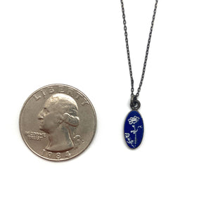 Floral Lapis Pendant-Necklaces-Kelly Jean Conroy-Pistachios