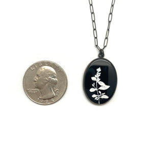 Floral Onyx Pendant-Necklaces-Kelly Jean Conroy-Pistachios