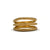 Frosted Gold Ring-Rings-Fritz Heiring-Pistachios