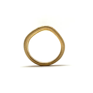 Frosted Gold Ring-Rings-Fritz Heiring-Pistachios