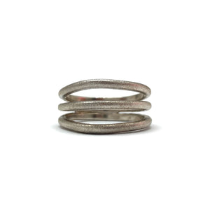 Frosted Silver Ring-Rings-Fritz Heiring-Pistachios