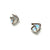 Geo Studs - Rainbow Moonstone-Earrings-Aimee Petkus-Pistachios